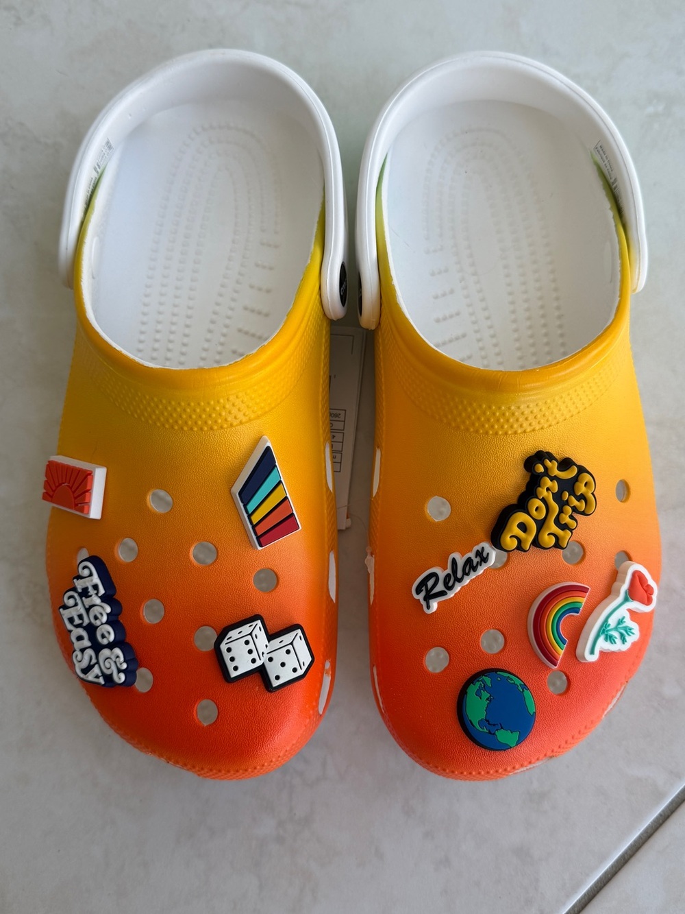 Free & Easy X Crocs collaboration size 10 women’s